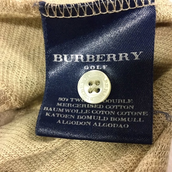 Burberry Men's Casual Brown Polo Shirt Large - Picture 5 of 6